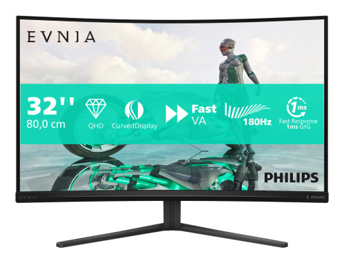 Philips Evnia 32M2C3500L Moniteur 32 incurvé QHD 100195-015