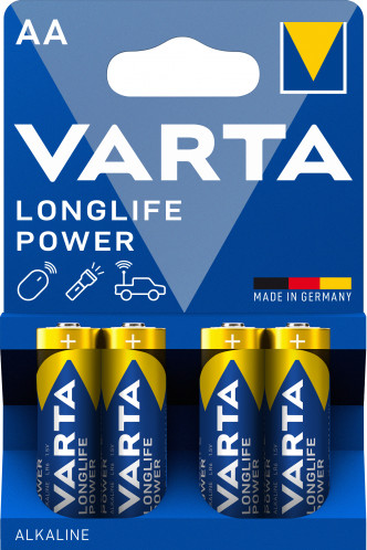 1x4 Varta Longlife Power Mignon AA LR 6 837954-02