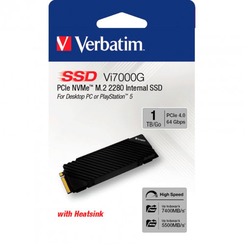 Verbatim Vi7000G M.2 SSD 1TB PCIe NVMe 49367 793144-04