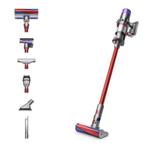 Dyson V11 Fluffy Cordless Vacuum Cleaner Silver/Red EU 476550-01 DY34900661-01