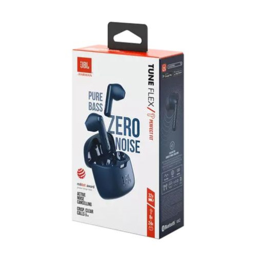 JBL Tune Flex TWS Bluetooth Wireless In-Ear Earbuds Blue EU DB5100324-08
