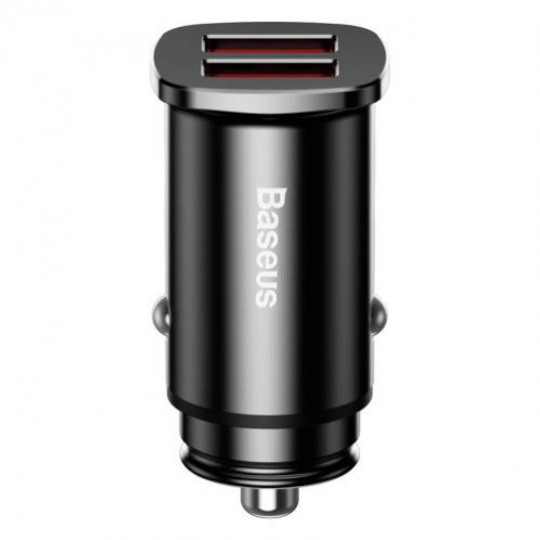 Baseus Car Charger Square metal A + A 30W Dual QC3.0 (SCP.AFC) Black (CCALL-DS01) DA628531-010