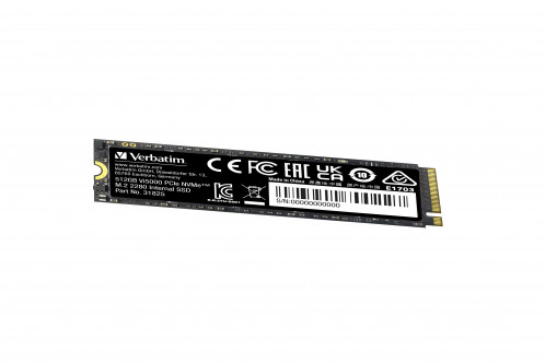 Verbatim Vi5000 M.2 SSD 512GB PCIe4 NVMe 31825 828704-06