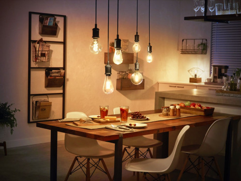 Philips Hue blanc Filament E27 Globe G93 550lm 843075-07