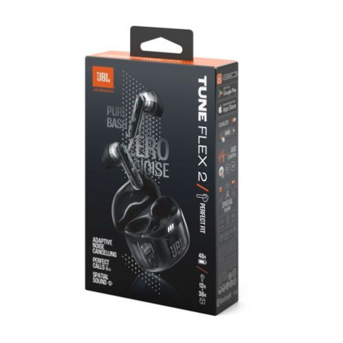 JBL Tune Flex 2 Ghost Edition TWS Bluetooth Wireless In-Ear Earphone Ghost Black EU DB6700502-02