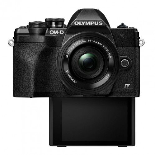 Olympus OM-D E-M10 Mark IV Kit + 14-42 Pancake Zoom noir 574380-05