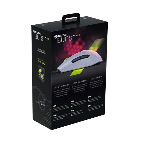 Roccat Burst Pro blanc Souris gaming RGB 594428-015