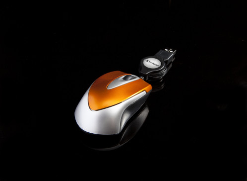 Verbatim Go mini optical Souris de voyage, orange 49023 625739-05