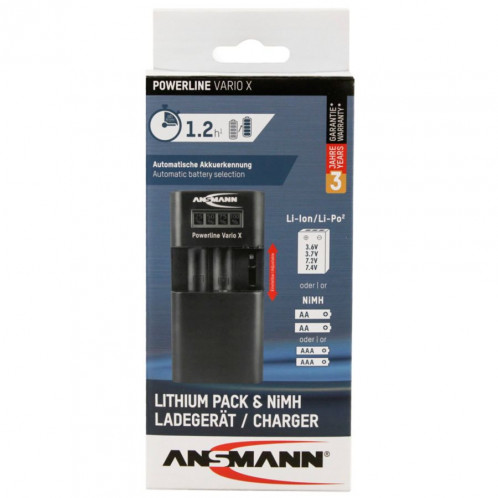 Ansmann Powerline Vario X Chargeur universel 1001-0085 683972-06