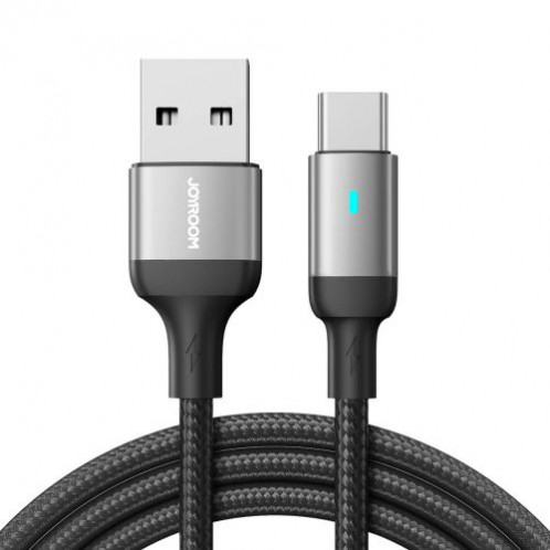 Joyroom USB Type-C Data Cable, 3A, 1.2m, Black (S-UC027A10) DO155447-05