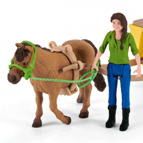 Schleich Vie à la ferme 42528 Etal mobile de la ferme 607273-027