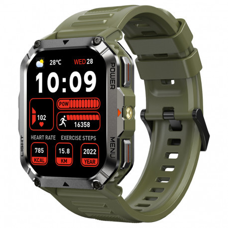 Blackview W70 Pro (Montre connectée 2.01'' Appels bluetooth) Vert BW70P_GRN-01