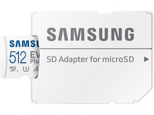 Samsung Carte Micro-SD EVO PLUS 512 Go avec adaptateur SD CSTSAM0115-02