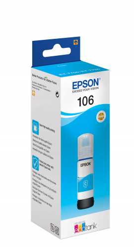 Epson EcoTank cyan T 106 70 ml T 00R2 329730-04