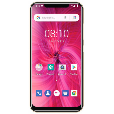 Konrow Easy 62 Android 8.1 4G Écran 6.2'' Double Sim 16Go, 1Go RAM Or KEAS62_GLD-01