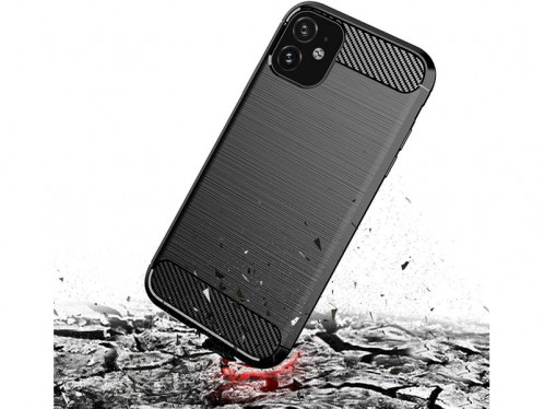 Novodio Coque iPhone 11 Noir carbone IPXNVO0098-04