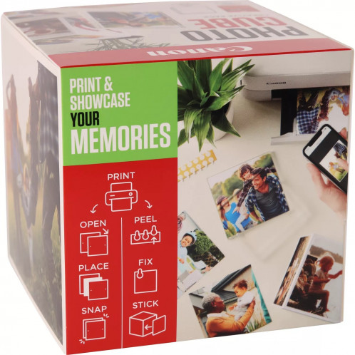 Canon PP-201 13x13 cm Photo Cube Pack créatif, blanc vert 40f. 837265-05