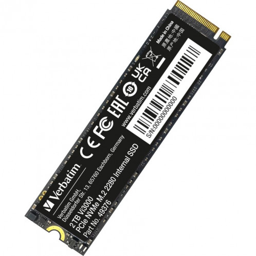 Verbatim Vi3000 M.2 SSD 2TB PCIe NVMe 49376 793137-02
