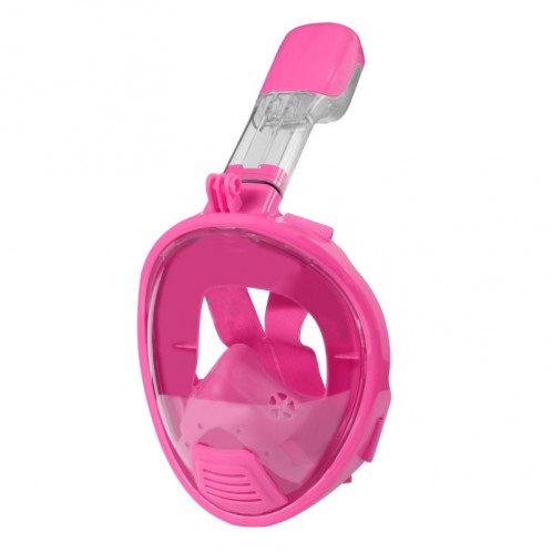 Équipement de plongée pour enfants Full Face Design Masque de plongée pour GoPro HERO4 / 3 + / 3/2/1 (Rose) S0321F-05