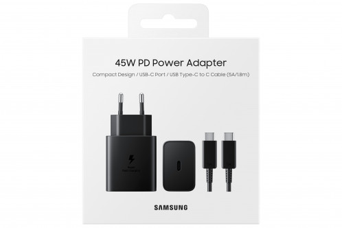 Samsung Chargeur rapide 45W Power adaptateur EP-T4510 noir 711839-06