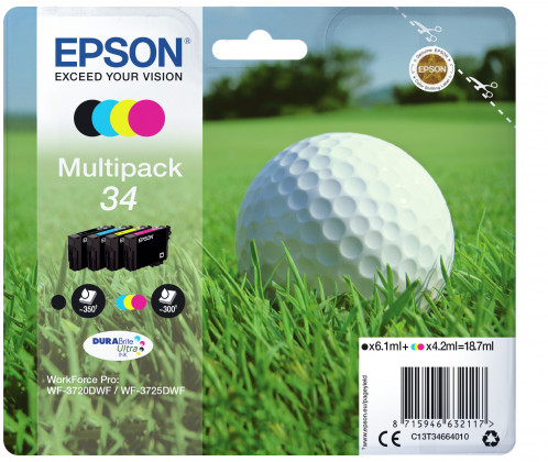 Epson DURABrite Ultra Multipack (4 couleurs) 34 T 3466 285749-05