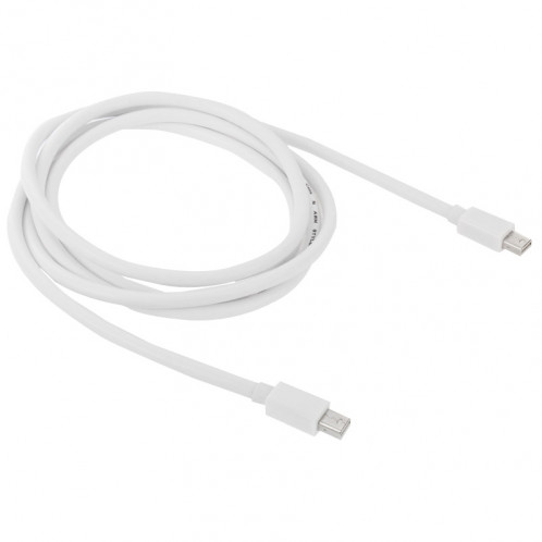 Mini DP DisplayPort Thunderbolt Cable pour Apple iMac MacBook Pro, Longueur: 2m (Blanc) SM217W-03