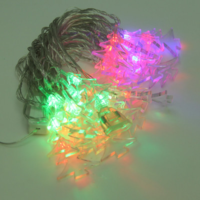 Pendentifs multicolores en sapin de Noël Lumières à cordes décoratives de 30 LED 7 m (bouchon AC 12-240V / EU) (transparent) SP43305-06