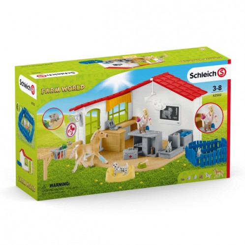 Schleich Vie à la ferme 42502 Pratique vétér. av. anim. domest 488294-017