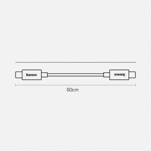 Baseus Power Bank Magnetic Wireless charging (With Xiaobai Type-C to Type-C 60W(20V/3A) 0.5m) MagSafe 15W / PD 20W, 10000 mAh, White (PPCX000202) DA3037302-019