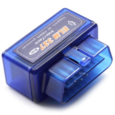 Super Mini ELM327 Bluetooth OBDII V2.1 Outil d'interface de diagnostic de voiture, Support OBDII-ISO 9141-2, ISO 14230-4 (KWP2000), CAN ISO-15765-4 (Bleu) SS9210-05