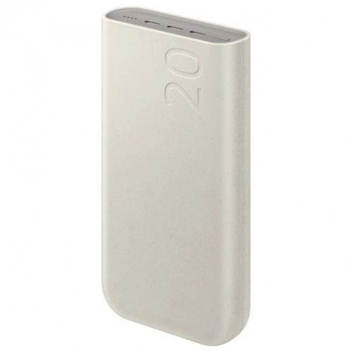 Samsung Power Bank Quick Charge C+C+C (with Type-C to Type-C cable 0,30m), 45W, 20000 mAh, Beige (EB-P4520XUEGEU) DA2750806-03