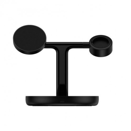 Baseus Wireless Charger Swan stand 3-in-1 Magnetic charger with TypeC cable 15W, 1m Black (WXTE000101) DA2906829-011