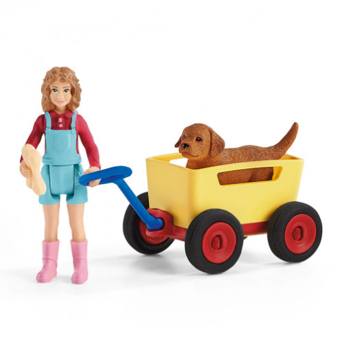 Schleich Vie à la ferme 42543 Excursion en chariot 607301-014