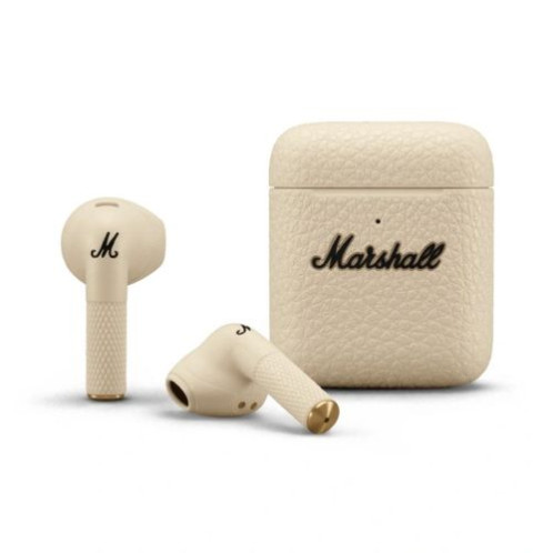 Marshall Minor IV TWS Bluetooth Wireless In-Ear Headphones BT 5.3, Active Noise Cancelling, Qi Wireless Charging, IPX4, Cream EU DA6400668-04