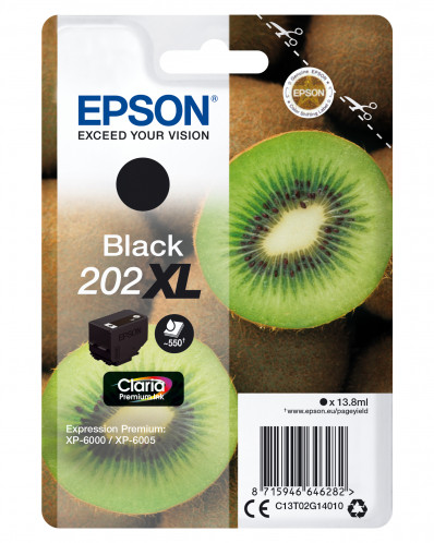 Epson noir Claria Premium 202 XL T 02G1 322674-00