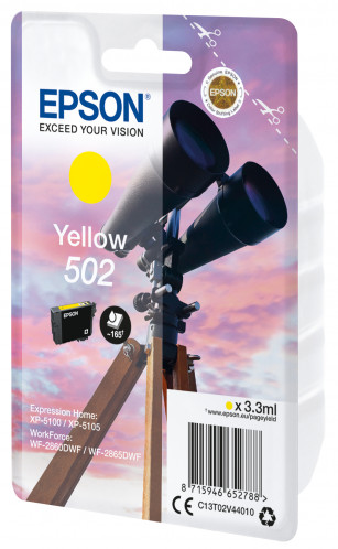 Epson jaune 502 T 02V4 369140-00