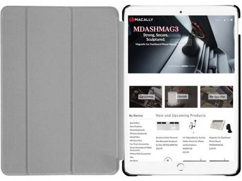 MacAlly BSTANDA3-B Noir Étui de protection à rabat pour iPad Air 2019 IPDMAY0064-04
