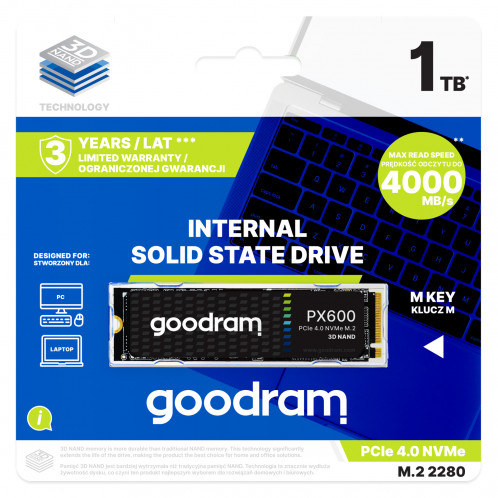 GOODRAM PX600 M.2 500GB PCIe 4x4 2280 SSDPR-PX600-500-80 810182-06