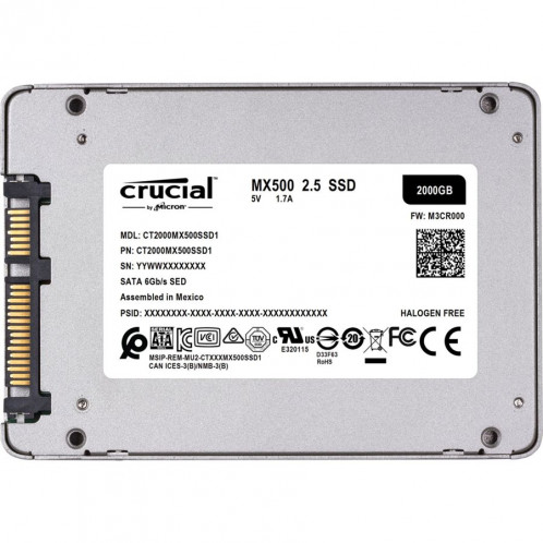 Crucial MX500 2000GB 2,5 SSD 349092-05