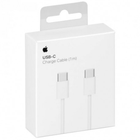 Apple MQKJ3 Câble USB Type-C à Type-C (60W, 1m, Blanc) Original, Blister MQKJ3_BLI-01