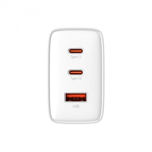 Baseus Travel Charger Cube Pro GaN Quick Charger C+C+U, 65W, White EU (P10152301213-00) DA2270994-04