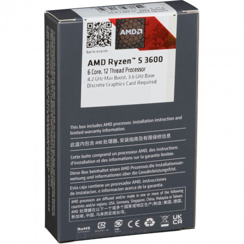 AMD Ryzen 5 3600 AM4 Box 749520-02