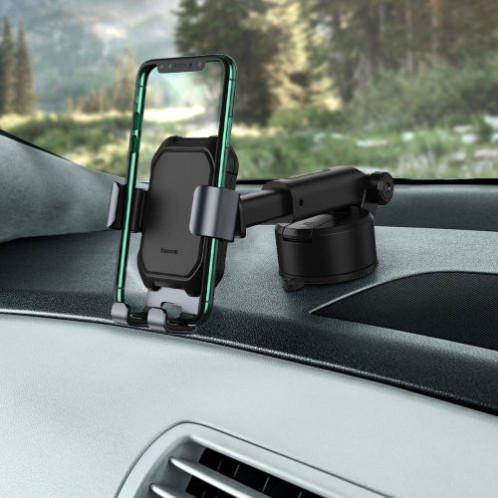 Baseus Car Mount Tank Gravity Phone holder with suction base Tarnish Black (SUYL-TK01) DA866177-018