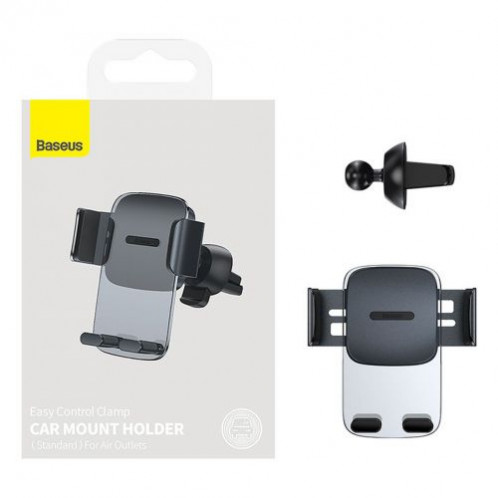 Baseus Car Mount Easy Control Clamp Holder (Air Outlet Version) Black (SUYK000101) DA605783-012