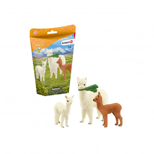 Schleich Animaux sauvages 42544 Famille d'alpagas 607308-06