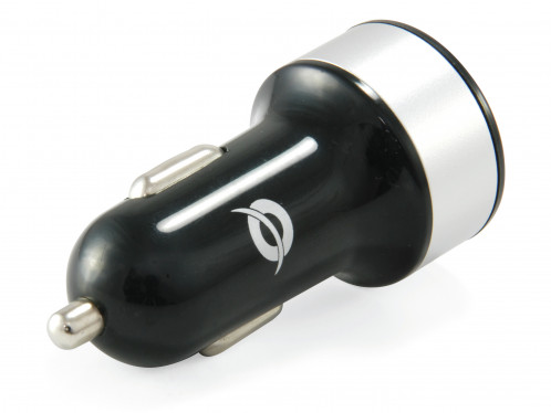 Conceptronic CUSBCAR2A Adapt. d'aliment. pour voiture USB 2.1A 883605-07