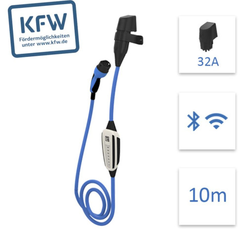 NRGkick Fix Max 10m WLAN, syst. verrouillage, prise murale 32A 747462-06