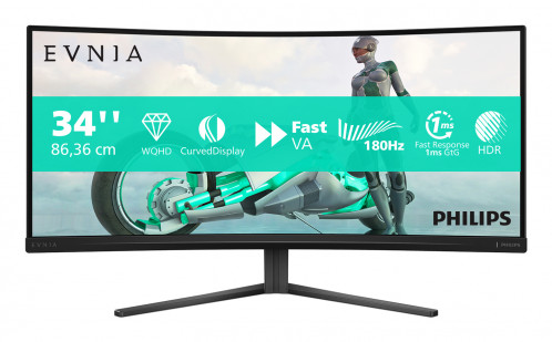 Philips Evnia 34M2C3500L 34 WQHD moniteur incurvé 100216-08