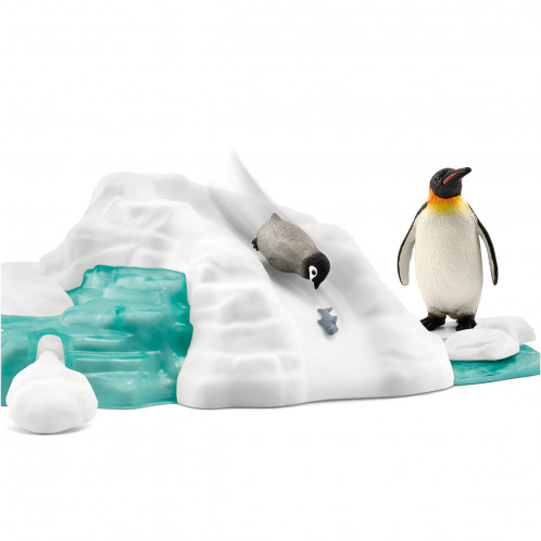 Schleich Animaux sauvages 42661 Famille pingouin sur banquise 876108-010