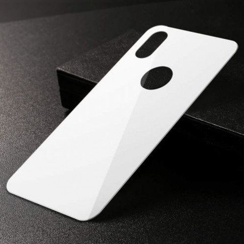 Baseus iPhone Xs 0.3 mm Full coverage curved T-Glass rear Protector White(SGAPIPH58-BM02) DA012955-09